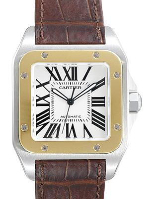 CARTIER カルティエ サントス コピー 100ＬＭ W20072X7 ホワイト